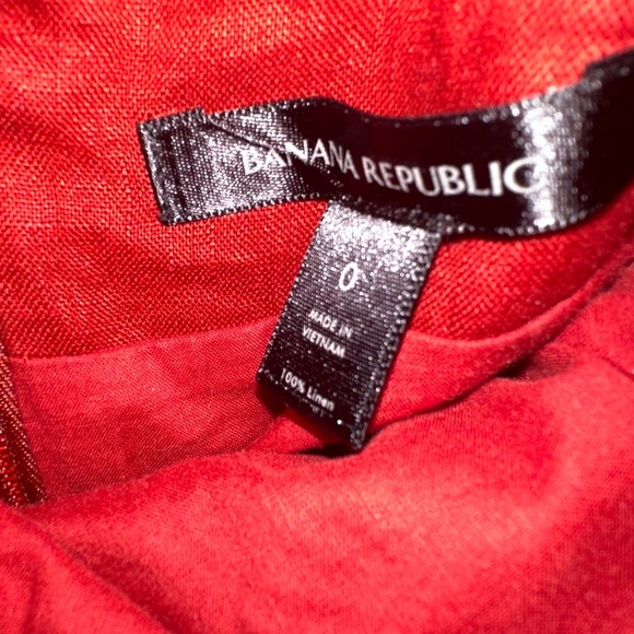 Banana Republic Elegant Red Halter Maxi Dress Size 0 - Picture 4 of 5